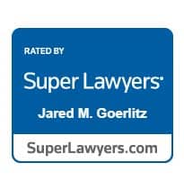 RATED BY Super Lawyers | Jared M. Goerlitz | SuperLawyers.com